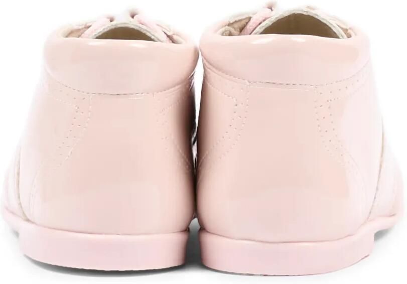 Pisamonas brogue-detail leather pre-walkers Roze - Foto 3
