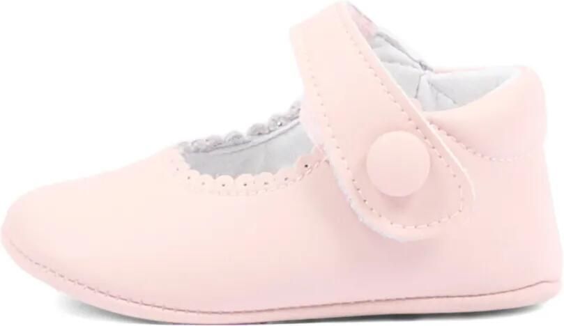 Pisamonas Gewelfde ballerina's met knoop Roze - Foto 3