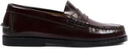 Pisamonas Leren loafers Rood