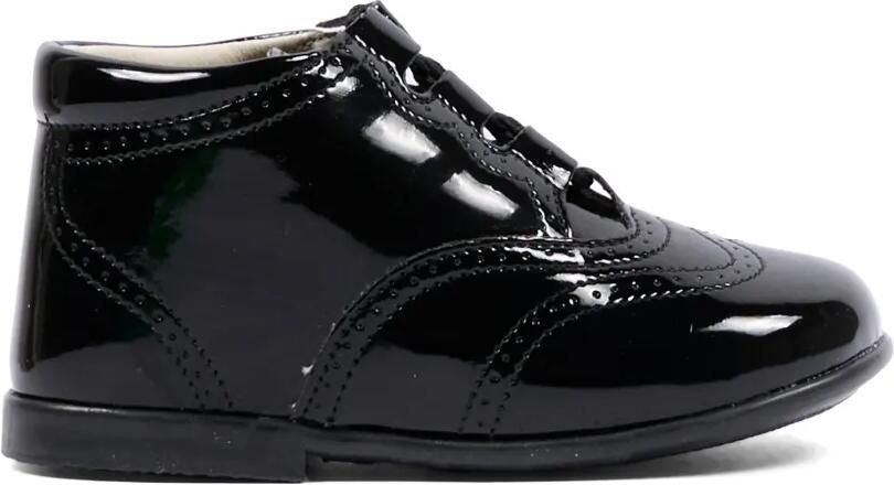 Pisamonas patent-leather brogue pre-walkers Zwart - Foto 4