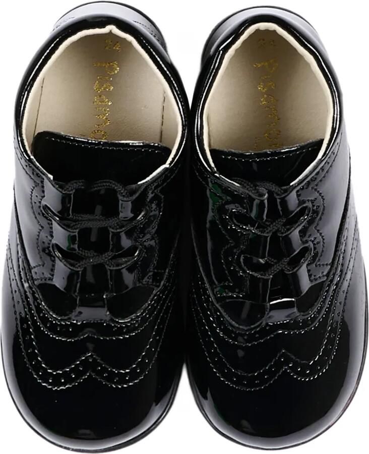 Pisamonas patent-leather brogue pre-walkers Zwart - Foto 2
