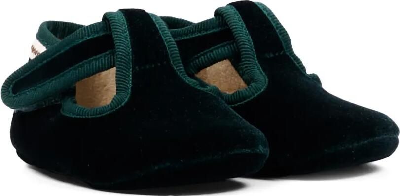 Pisamonas velvet touch-strap pre-walkers Groen - Foto 5