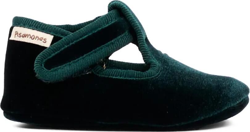 Pisamonas velvet touch-strap pre-walkers Groen - Foto 4