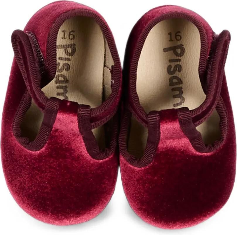 Pisamonas velvet touch-strap pre-walkers Rood - Foto 2