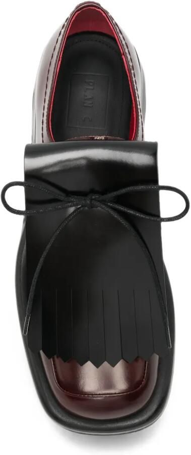 Plan C Derby schoenen met franje Rood - Foto 4