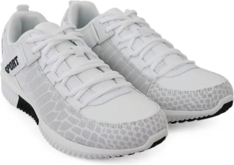 Plein Sport Adrian sneakers met mesh vlak Wit - Foto 3