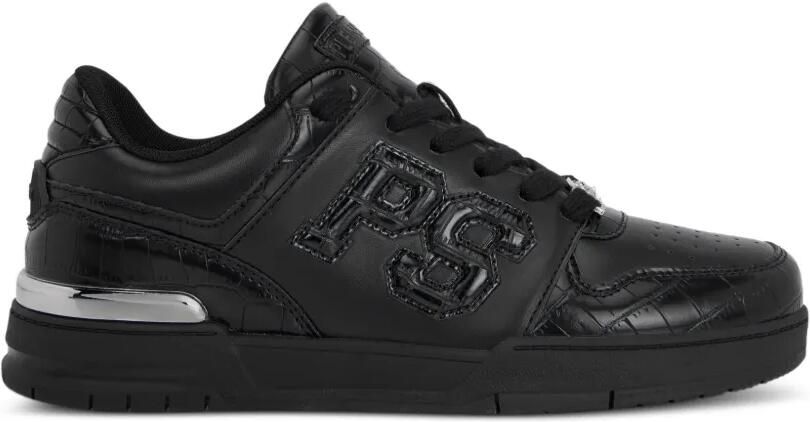 Plein Sport Low-top sneakers met logopatch Zwart
