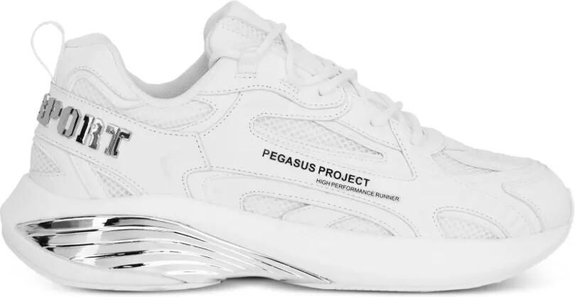 Plein Sport Pegasus Project sneakers met logoplakkaat Wit