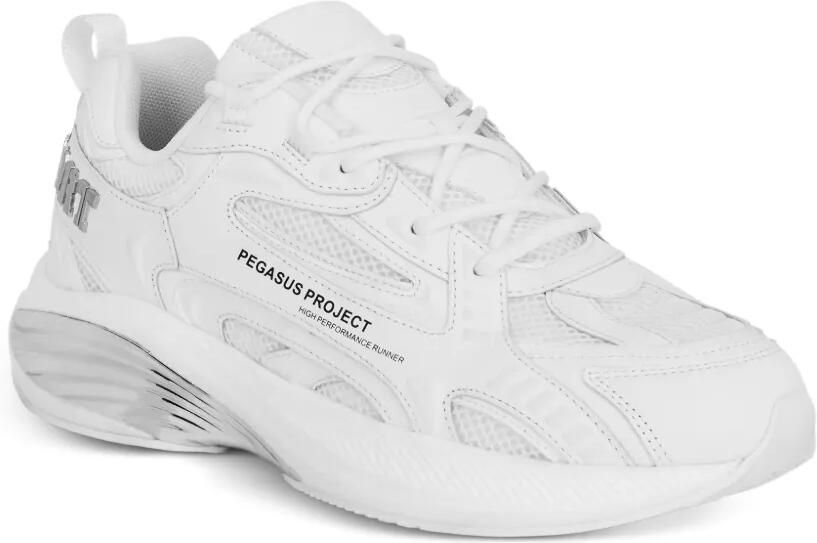 Plein Sport Pegasus Project sneakers met logoplakkaat Wit - Foto 3