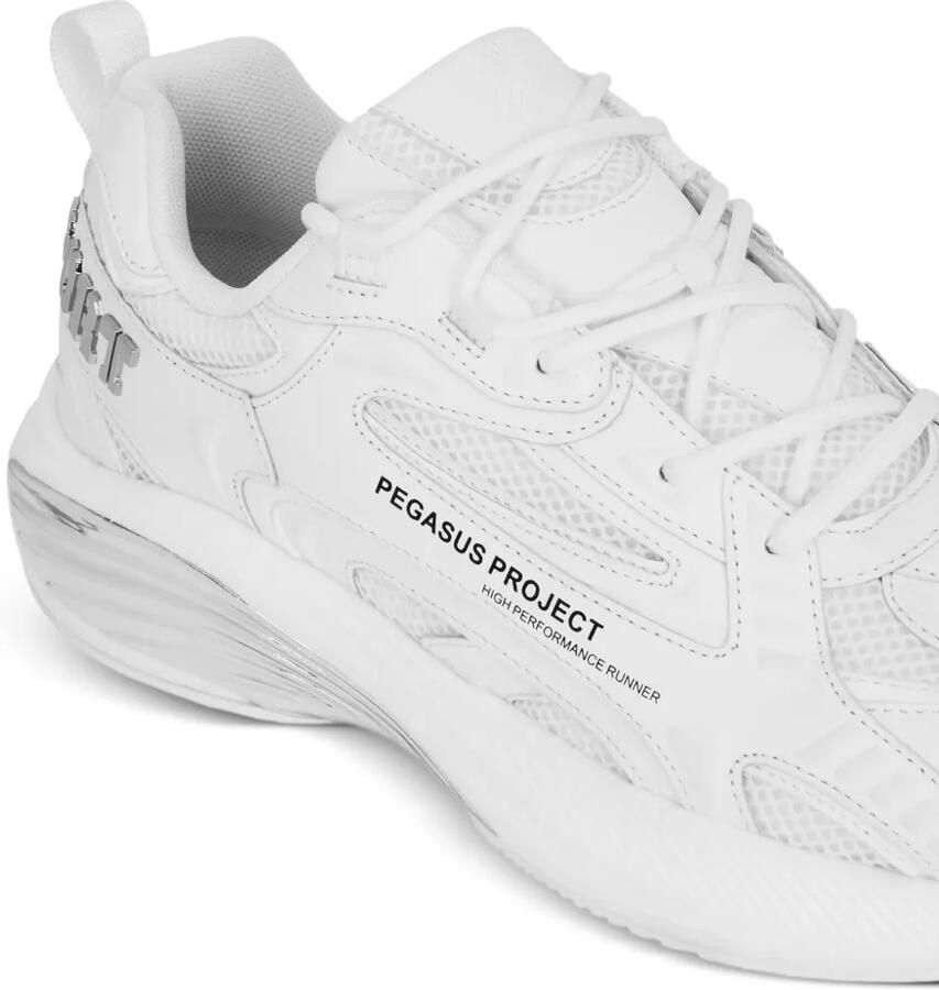Plein Sport Pegasus Project sneakers met logoplakkaat Wit - Foto 2