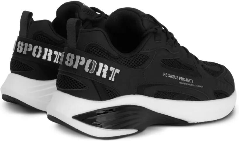 Plein Sport Pegasus Project sneakers met vlakken Zwart - Foto 4