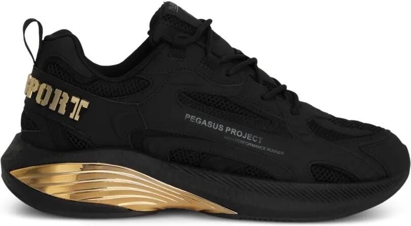 Plein Sport Pegasus Project sneakers met vlakken Zwart
