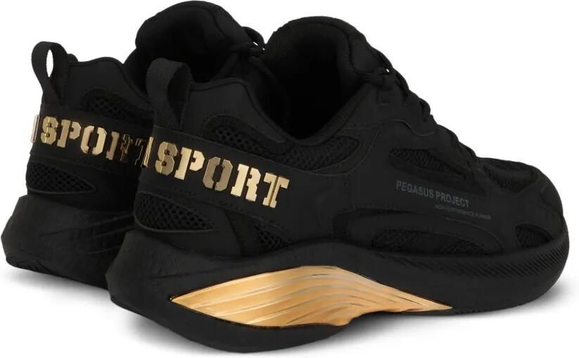 Plein Sport Pegasus Project sneakers met vlakken Zwart - Foto 4