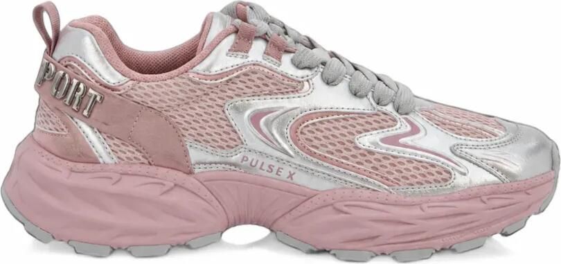 Plein Sport Runner Pulse X metallic sneakers Roze
