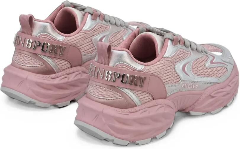 Plein Sport Runner Pulse X metallic sneakers Roze - Foto 4