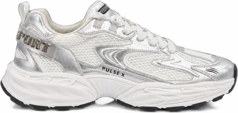 Plein Sport Runner Pulse X metallic sneakers Zilver