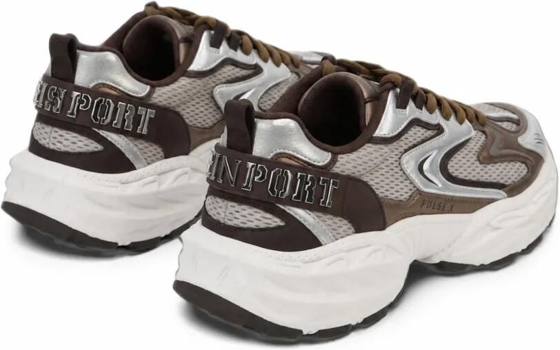 Plein Sport Runner Pulse X sneakers Bruin - Foto 4