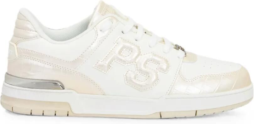 Plein Sport Sneakers met geperforeerd krokodillen-reliëf Wit