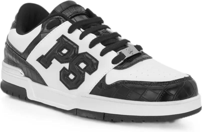 Plein Sport Sneakers met krokodillen-reliëf en geperforeerde neus Wit - Foto 3