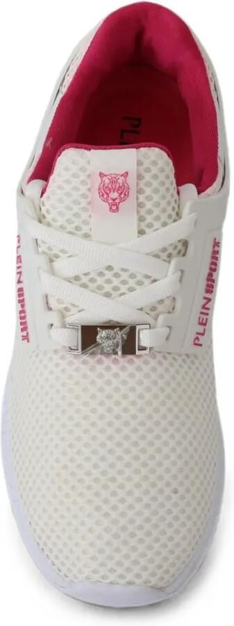 Plein Sport Sneakers met mesh vlak Beige - Foto 4