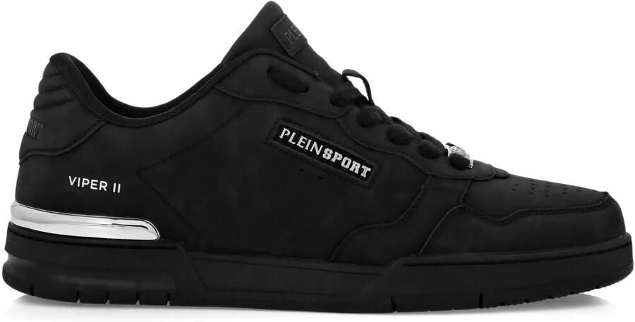 Plein Sport Suède sneakers Zwart