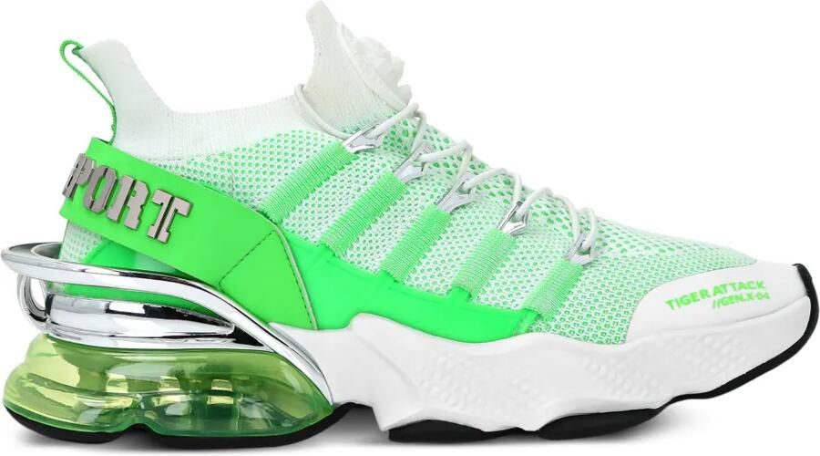 Plein Sport Tiger Attack Gen.X.04 sneakers Groen