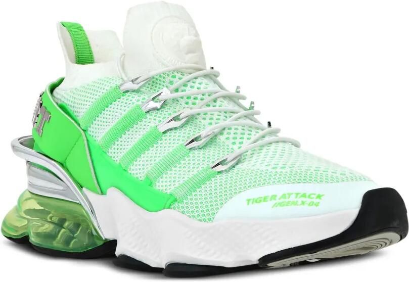 Plein Sport Tiger Attack Gen.X.04 sneakers Groen - Foto 3