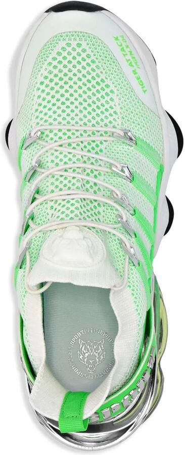 Plein Sport Tiger Attack Gen.X.04 sneakers Groen - Foto 4