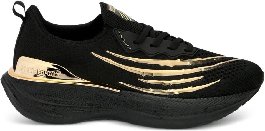 Plein Sport Tiger Scratch Iron Tiger sneakers Zwart