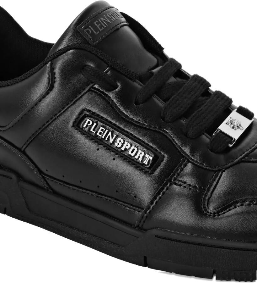 Plein Sport Tiger.X leren sneakers met logoplakkaat Zwart - Foto 2