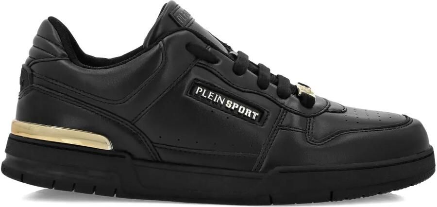 Plein Sport Tiger.X leren sneakers Zwart