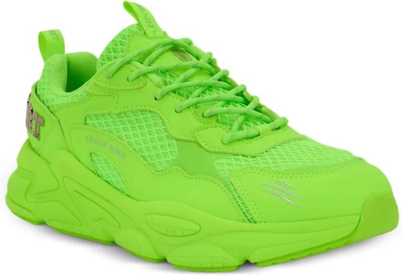 Plein Sport Track-King Gen.X.05 sneakers met logoplakkaat Groen - Foto 4