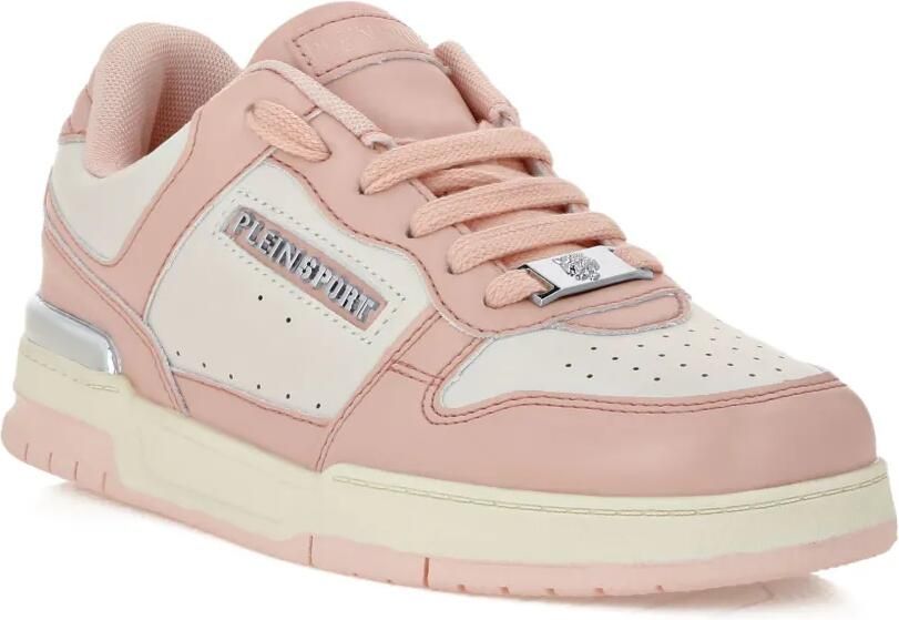 Plein Sport Viper II Core leren sneakers met vlakken Roze - Foto 4