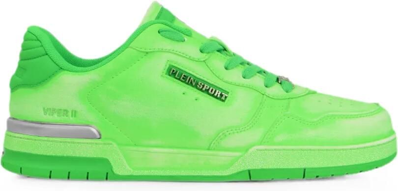 Plein Sport Viper II sneakers met spray-effect Groen