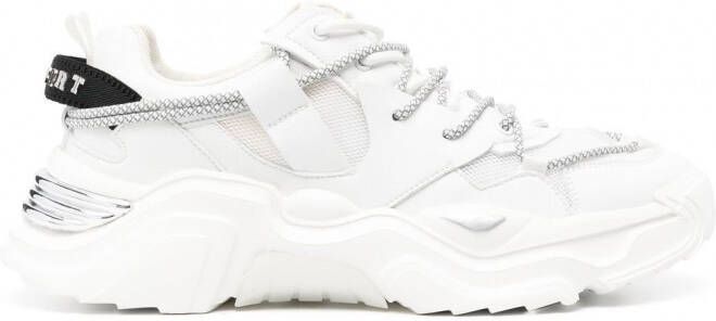 Plein Sport Sneakers met mesh vlak Wit