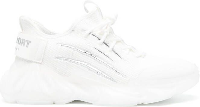 Plein Sport Tiger Attack Gen.X.02 Scratch sneakers Wit