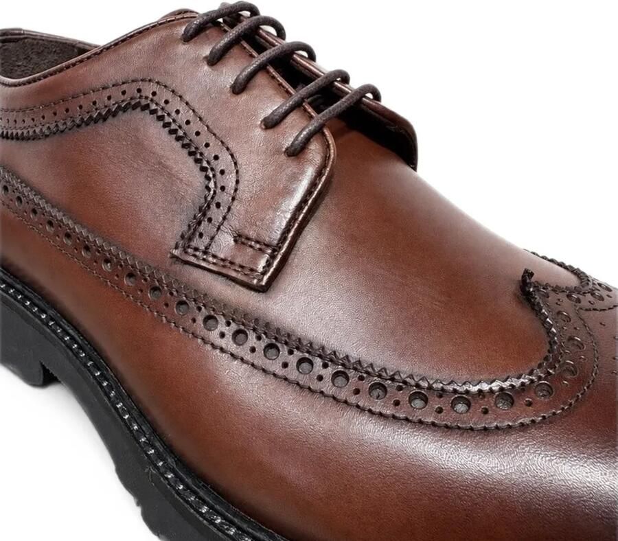 Poche Paris Cipele leren brogue schoenen Bruin - Foto 2
