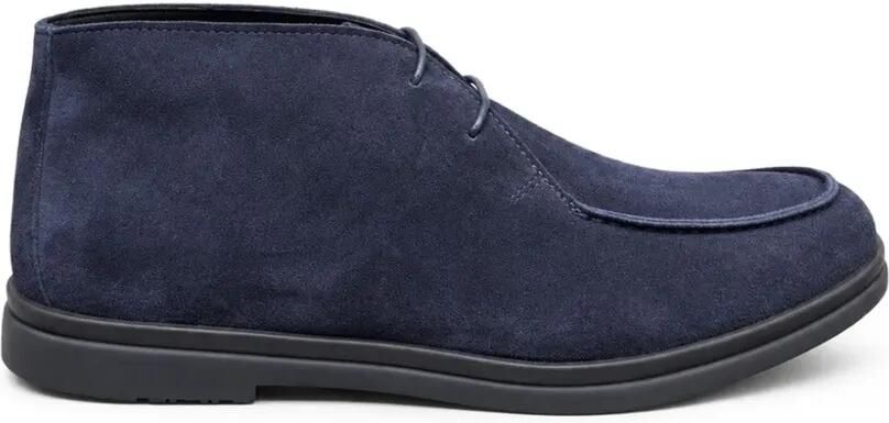 Poche Paris Cipele suède veterlaarzen Blauw