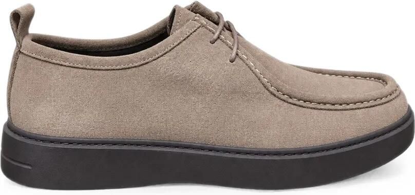 Poche Paris Cipele suède loafers met veters Beige