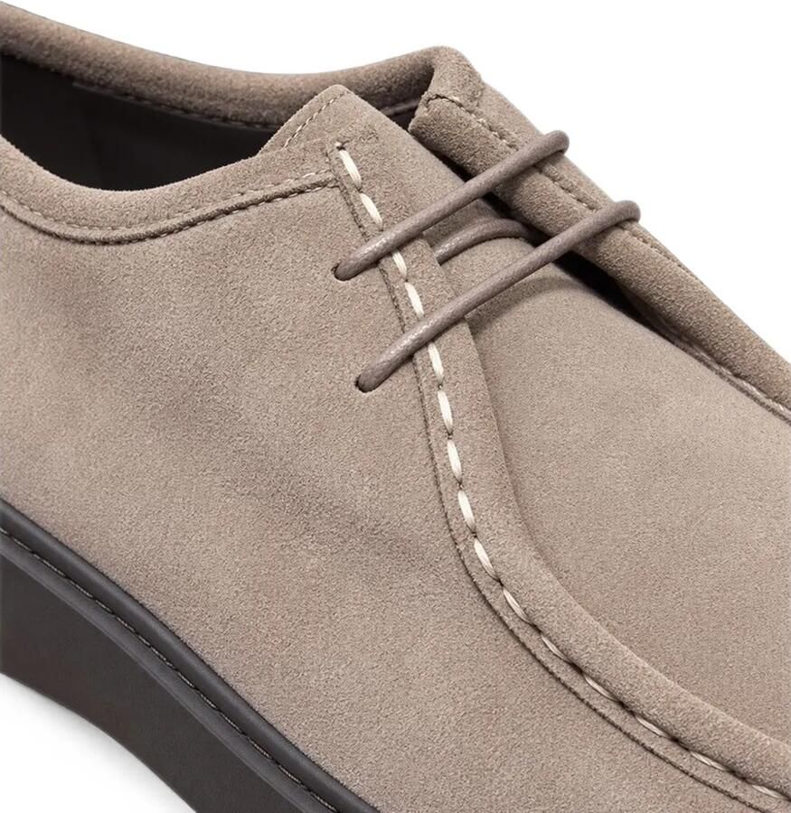Poche Paris Cipele suède loafers met veters Beige - Foto 2