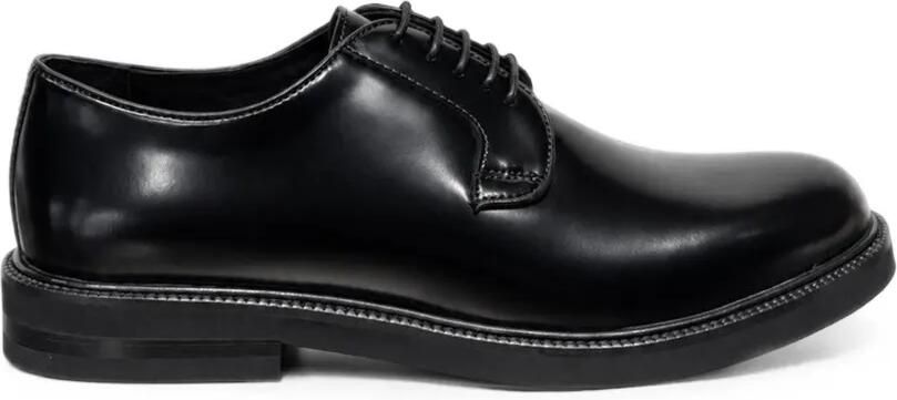Poche Paris Cipele derby schoenen met gepolijste afwerking Zwart