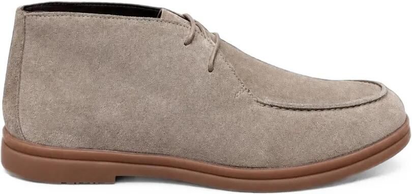 Poche Paris Cipele suède veterlaarzen Beige