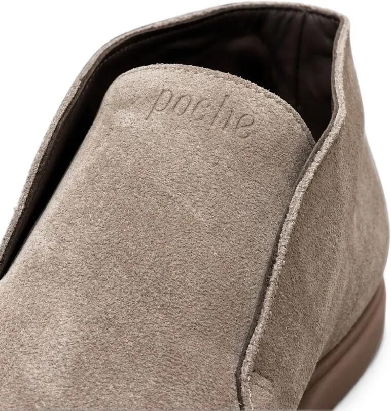 Poche Paris Cipele suède slip-on schoenen Beige - Foto 2