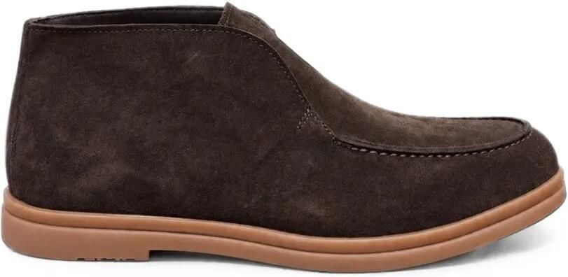 Poche Paris Cipele suède slip-on schoenen Bruin