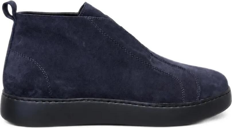 Poche Paris Cipele suède slip-on loafers Blauw