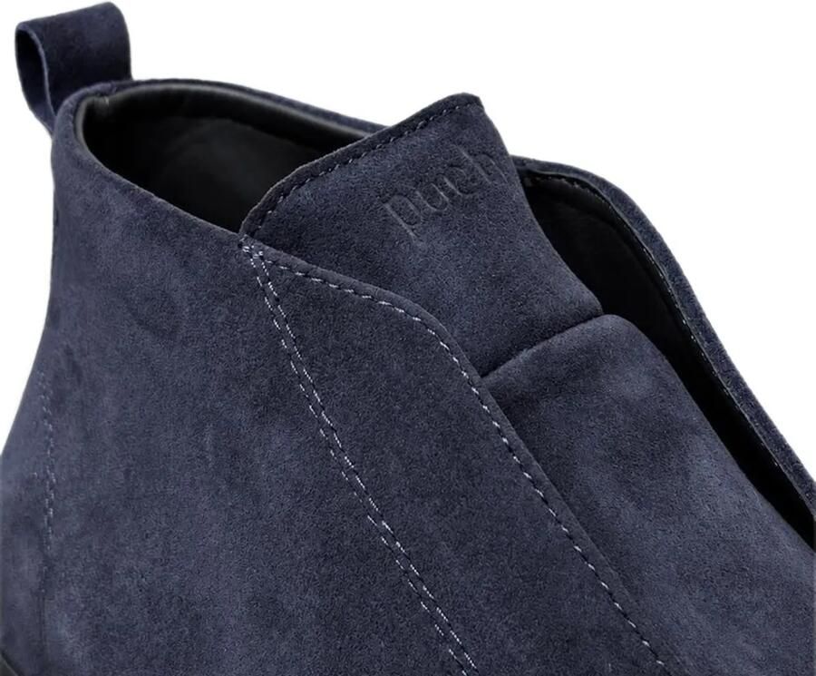 Poche Paris Cipele suède slip-on loafers Blauw - Foto 2