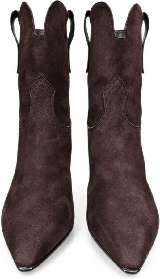 Poche Paris Čizme suede cowboy boots Bruin - Foto 2