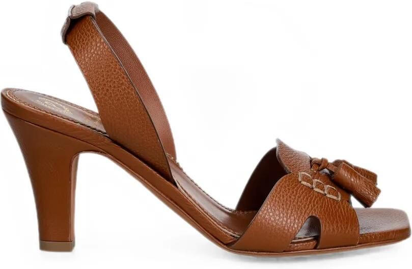 Pollini Eton sandalen met hak Bruin
