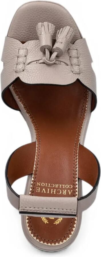 Pollini Sandalen met kwastje en hak Grijs - Foto 4