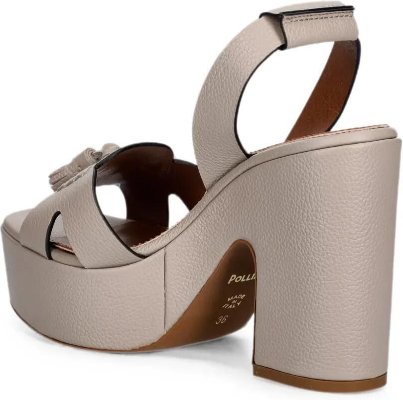 Pollini Sandalen met kwastje en hak Grijs - Foto 2